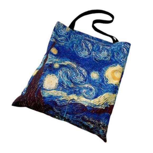 Van Gogh's Starry Night Tote - Picture 3 of 7